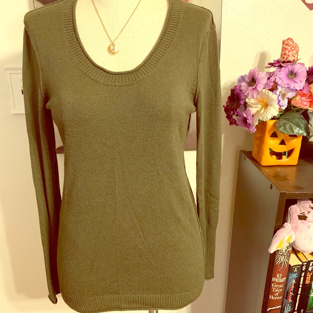 Ann Taylor Loft Olive Sweater